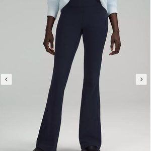 Lululemon Groove Super High Rise Flared Pant Nulu True Navy size 6